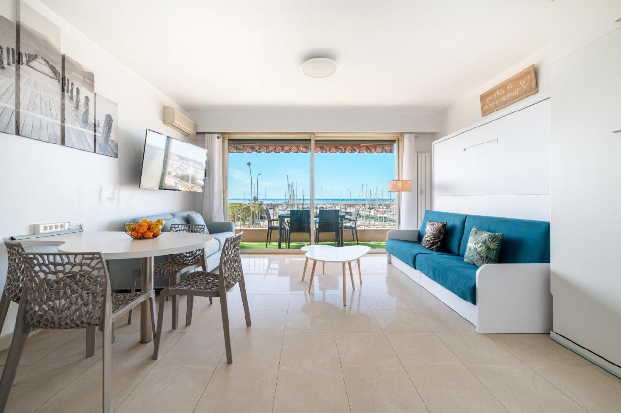 Appartement La Grande Palmeraie - Spacieux Avec Vue Mer, Terrasse, Port De Garavan Menton